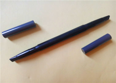 Il doppio ha concluso la matita di sopracciglio automatica tutto il personalizzabile di lunga durata di forma esile di colore