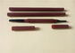 Doppia matita di sopracciglio capa di Taupe, matite di plastica 142 * 11mm della spazzola del sopracciglio