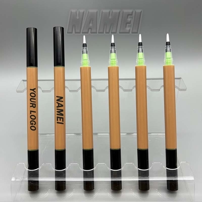 Un buon prezzo. Vendite dirette di fabbrica doppio capo tubo cosmetico di plastica etichetta privata argento liquido contenitore di eyeliner in linea