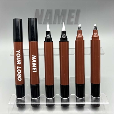 Un buon prezzo. Al dettaglio 2 in 1 matita per le sopracciglia e l' eyeliner personalizzare stampa vuota matita per le sopracciglia e l' eyeliner tubo contenitore in linea