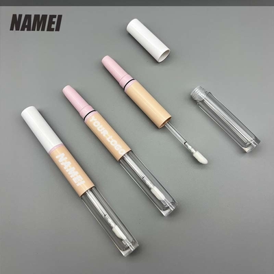 Un buon prezzo. 2 in 1 doppio lato lusso balsamo per labbra vuoto bastoncino contenitori lucido per labbra tubo rossetto tubo tubi lucido per labbra in linea