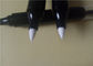 I doppi ABS di uso impermeabilizzano la matita di sopracciglio che imballa i colori nero 141,7 * 11mm