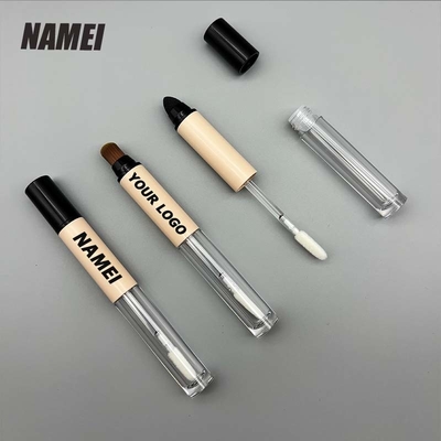 Un buon prezzo. Imballaggio del tubo di concealer con applicatore di spazzola a spugna per cerchi oculari Contenitore di concealer facciale in linea