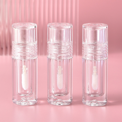 Un buon prezzo. Campione gratuito tubo trasparente lucido per labbra contenitore vuoto di lucido per labbra cosmetico confezionato con lucido per labbra personalizzato in linea