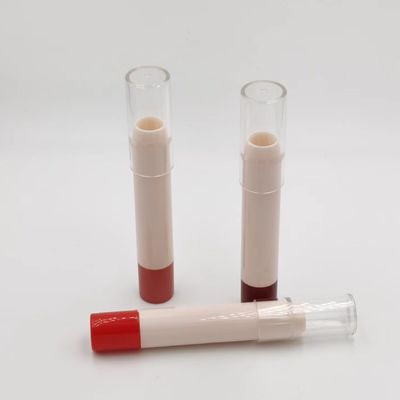 Un buon prezzo. Colorato Bianco Vuoto Rotondo Plastico Crema da labbra Balsamo Contenitore di Rostri Tubo di Rostri Contenitore Cosmetico Custom in linea
