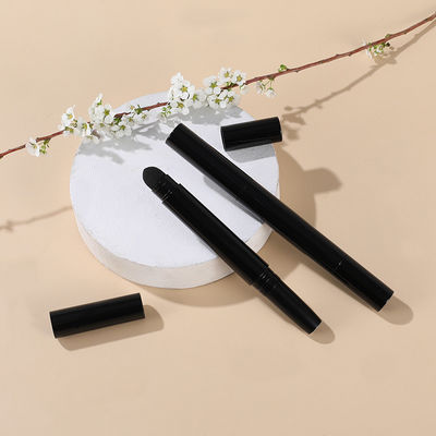 Un buon prezzo. Stampa del logo bianco nero rotondo a forma vuota balsamo per labbra blush contenitore fondazione concealer stick tubo in linea