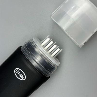 Un buon prezzo. Contenitore di plastica con penna per tingere i capelli con bastoncino per capelli rotante e logo personalizzato in linea